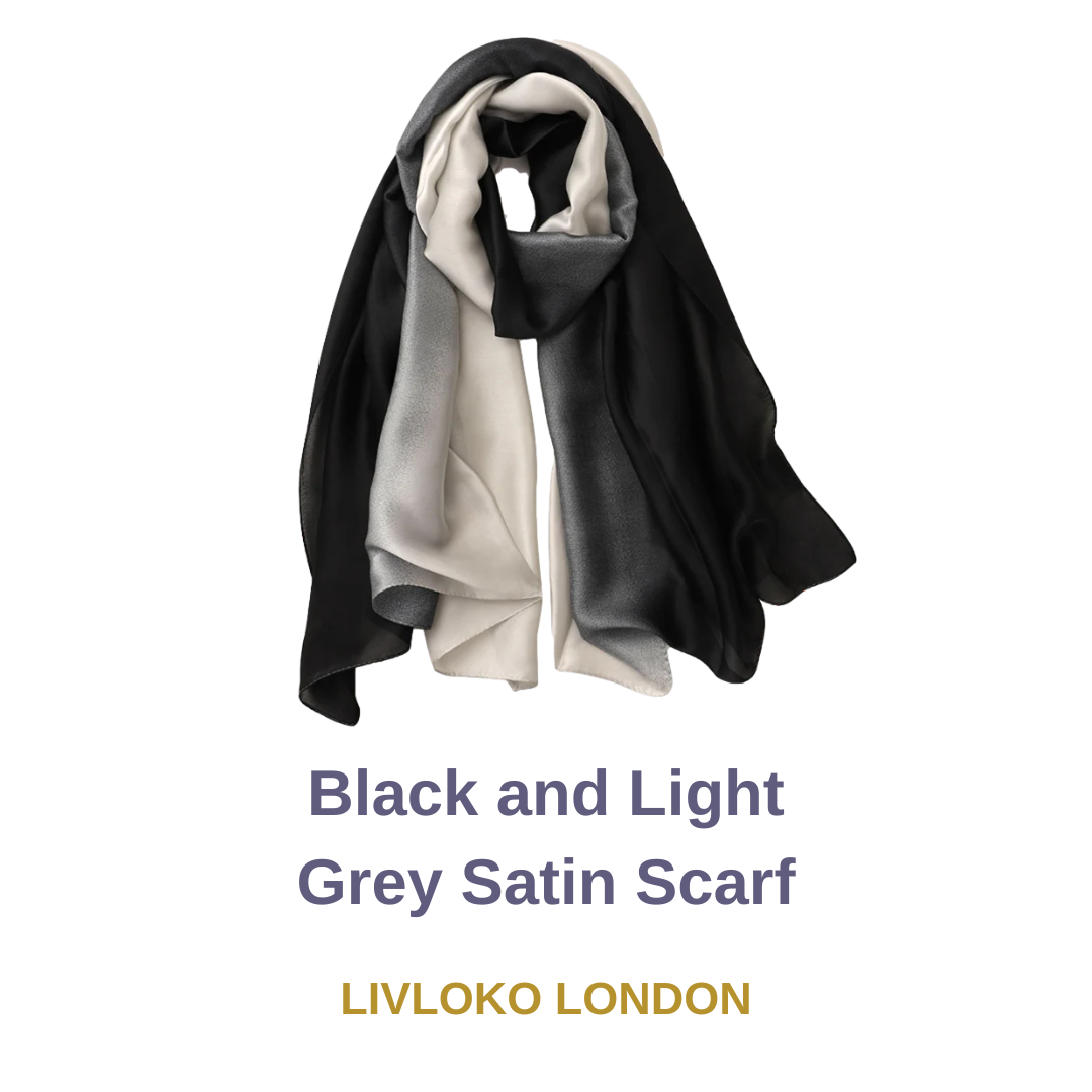 How do you style your hair with a satin scarf?