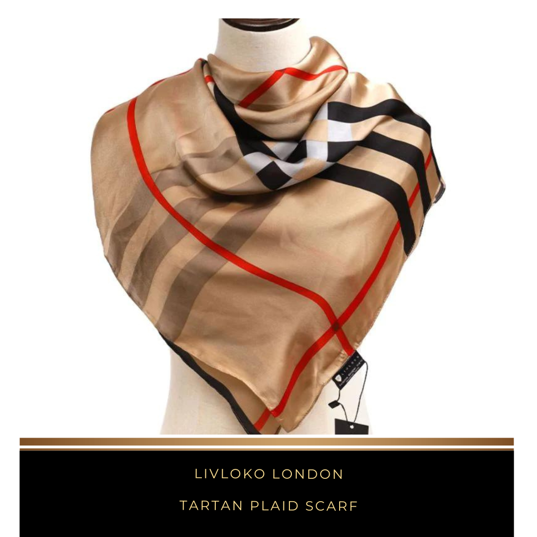 Tartan Plaid Scarf - Livloko London