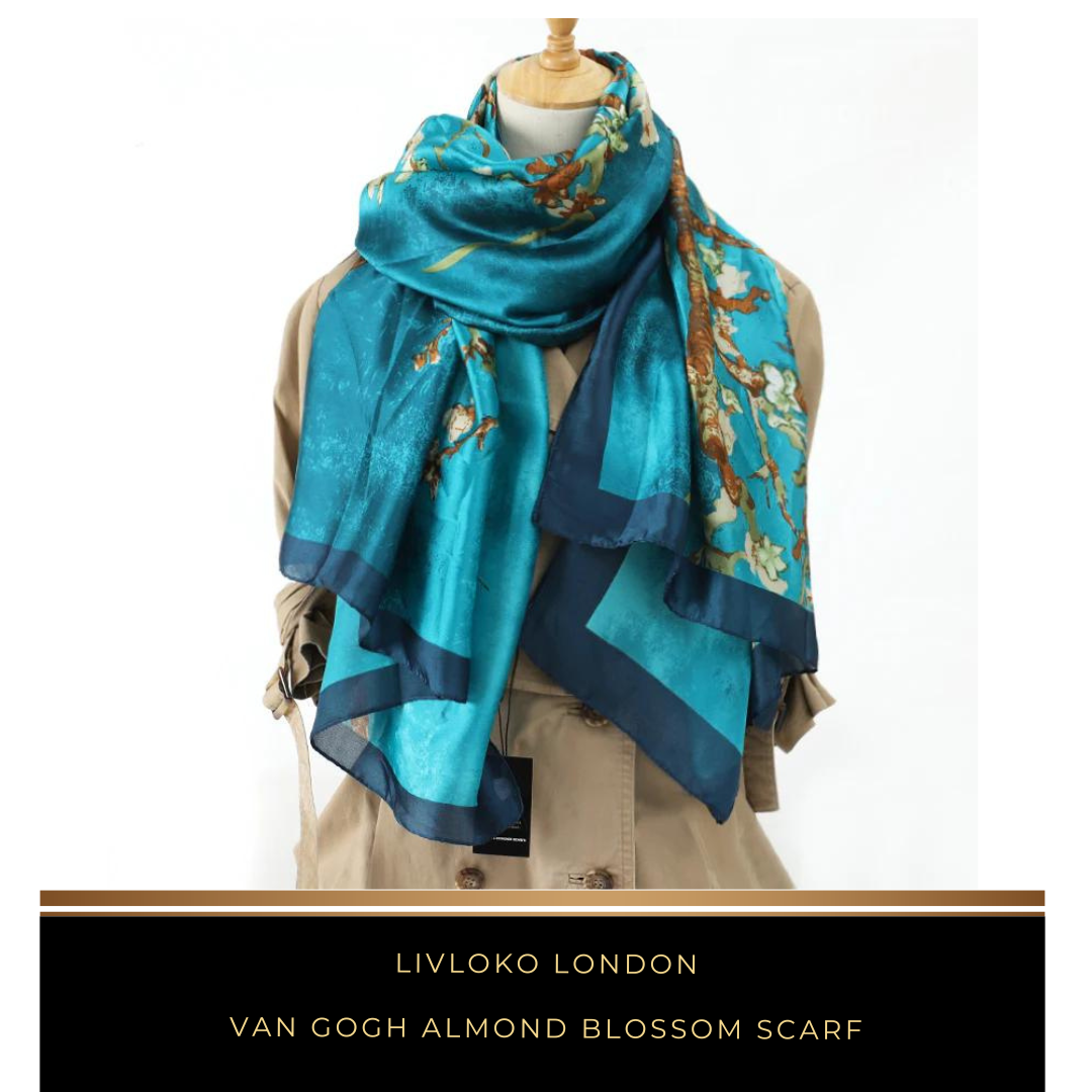 Van Gogh Almond Blossom Scarf - Livloko London