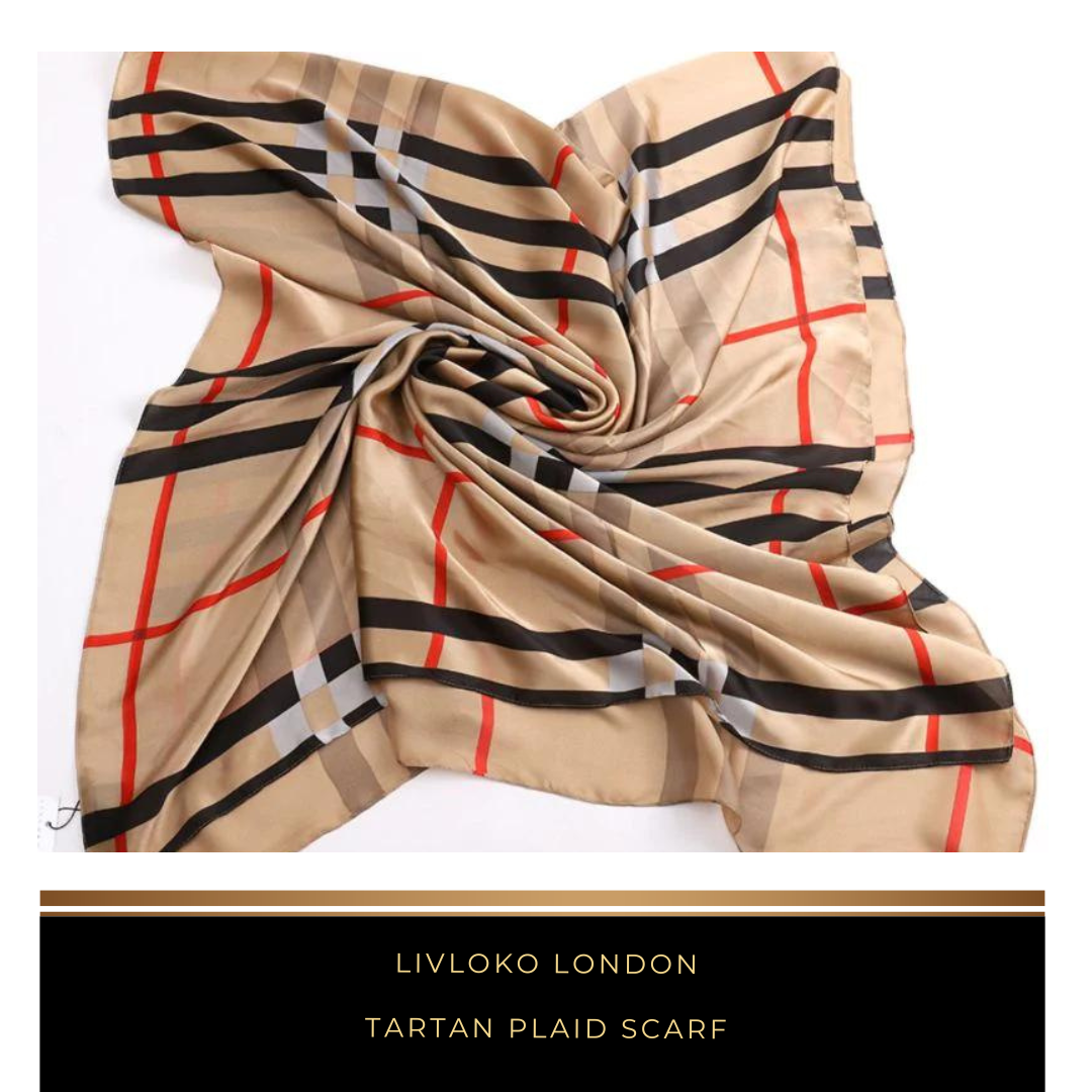 How do you wear a tartan plaid scarf? - Livloko London