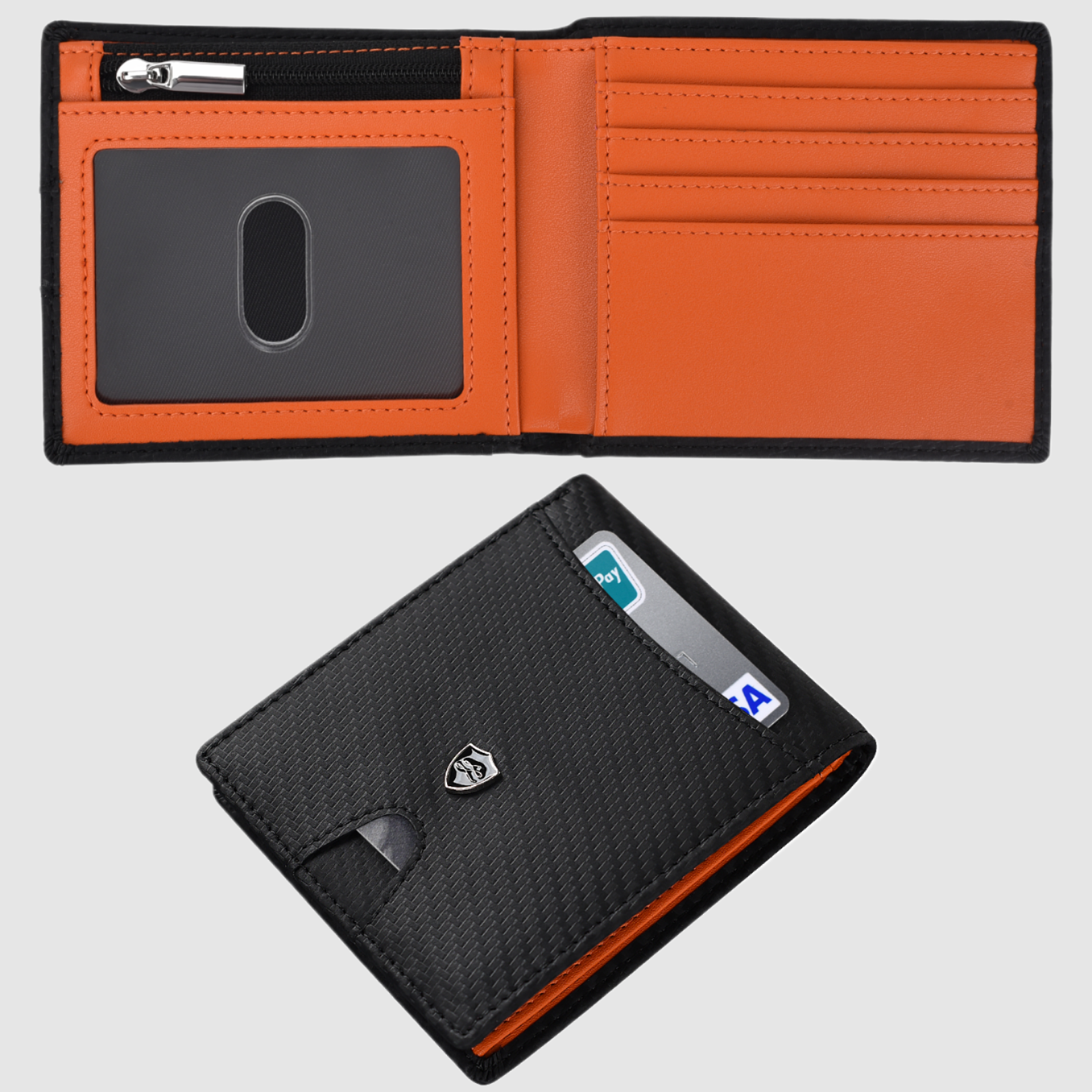 Bifold RFID Card Wallet Carbon Fibre bifold wallet