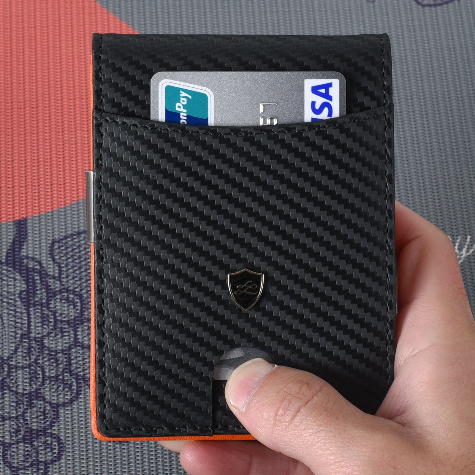 Designer Wallet Money Clip Card Holder for Men rfid mens wallet
