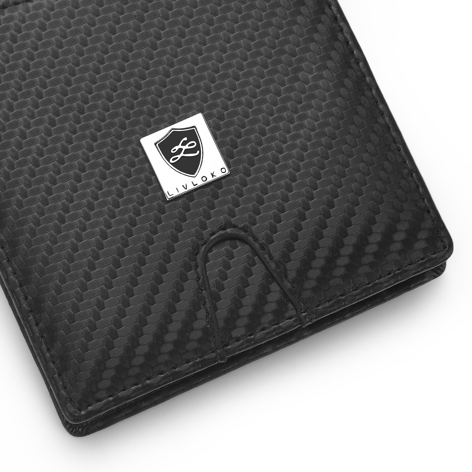 Carbon Fibre Designer RFID Card Wallet