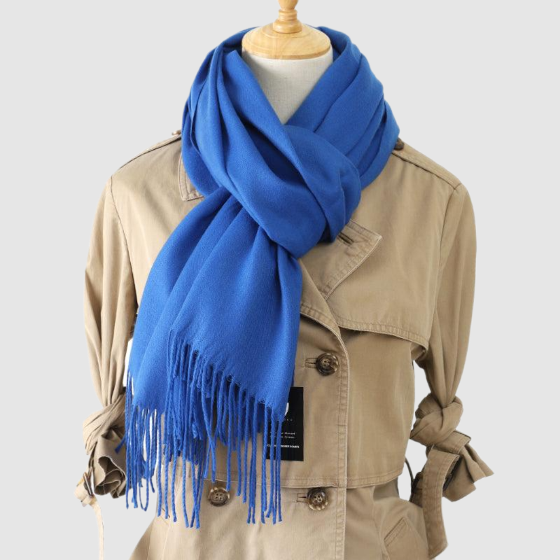 Blue Pashmina Shawl Wrap blue pashmina shawl