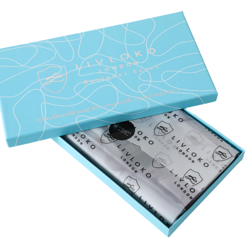 Floral Lightweight Silver Scarf