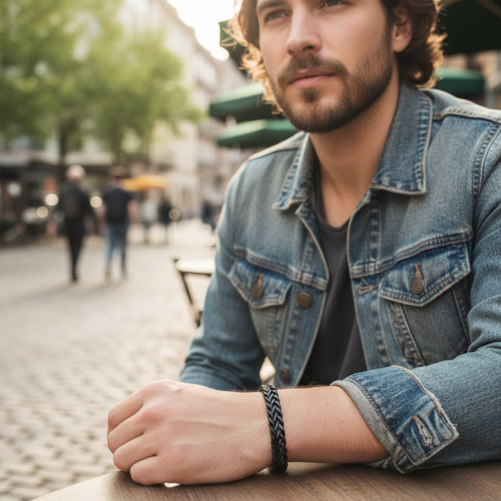 Men's Black Bracelet