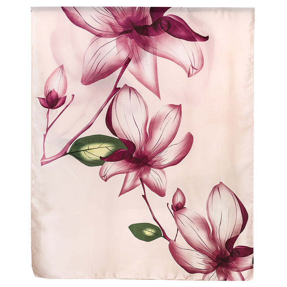 Floral Scarf Oriental Rose