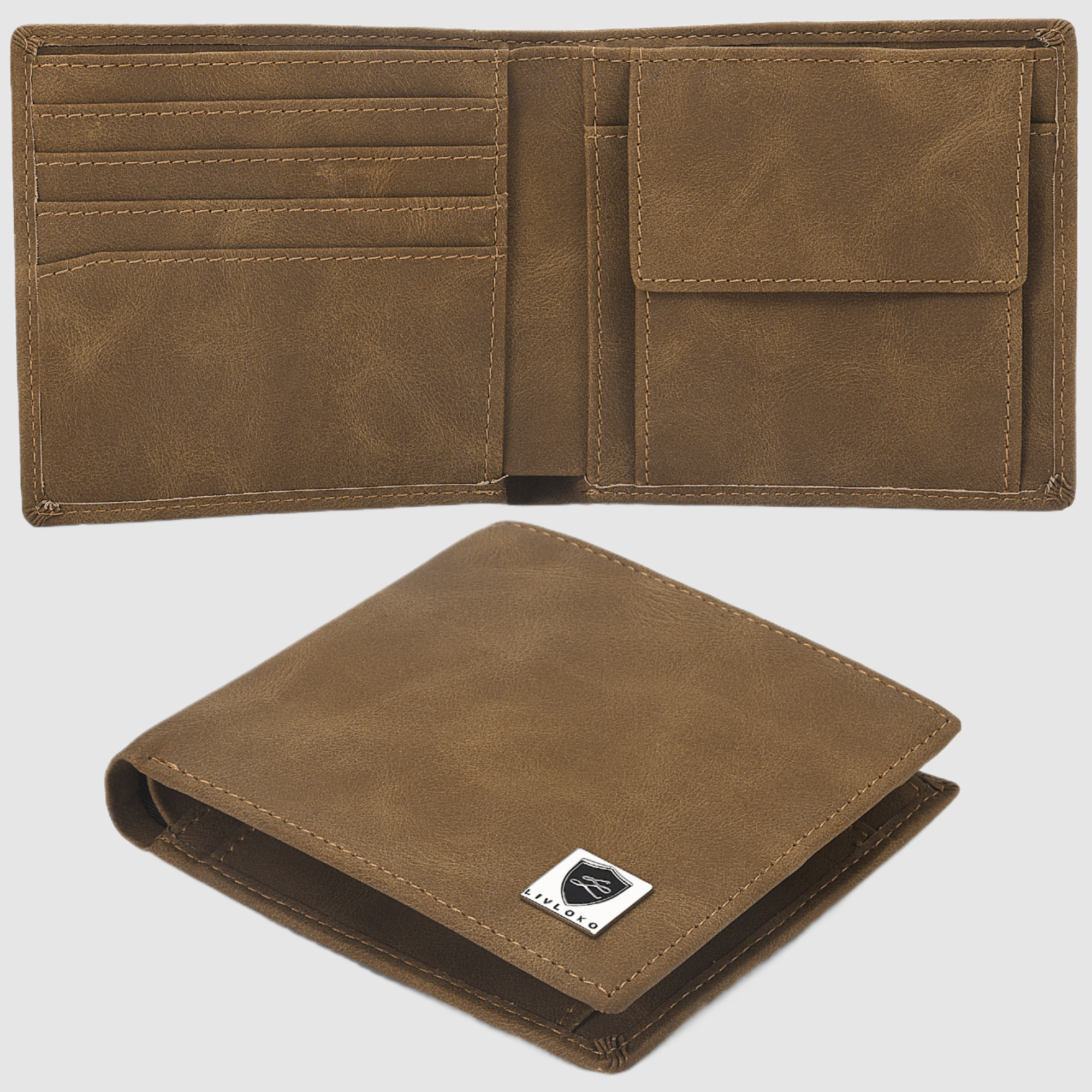 brown wallet