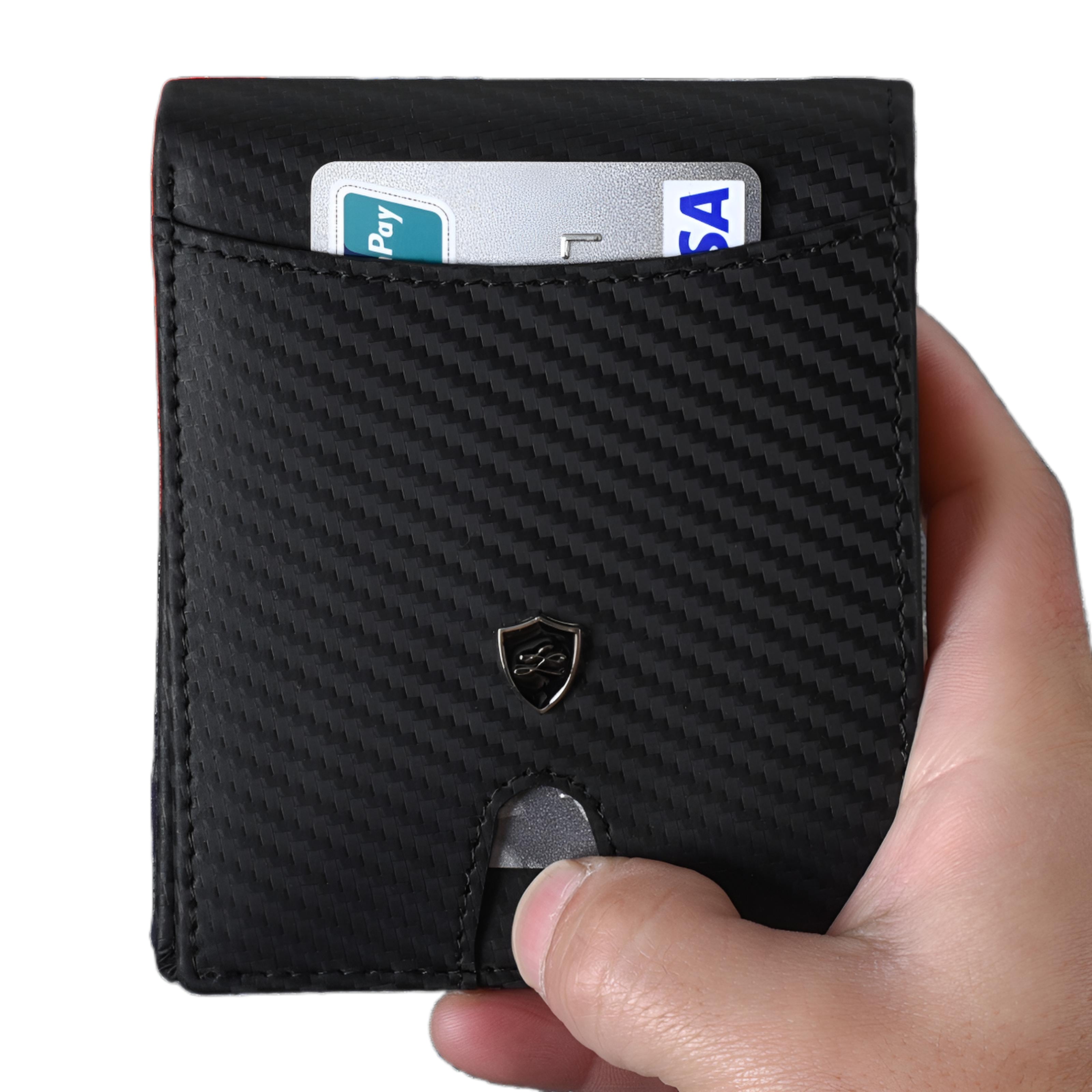 Small Billfold Money Clip Card Holder