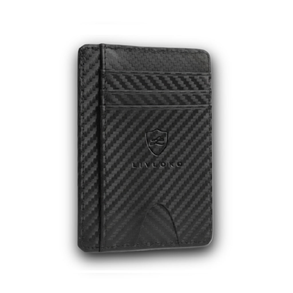 Carbon Fibre RFID Card Holder Wallet carbon fibre card holder RFID product image