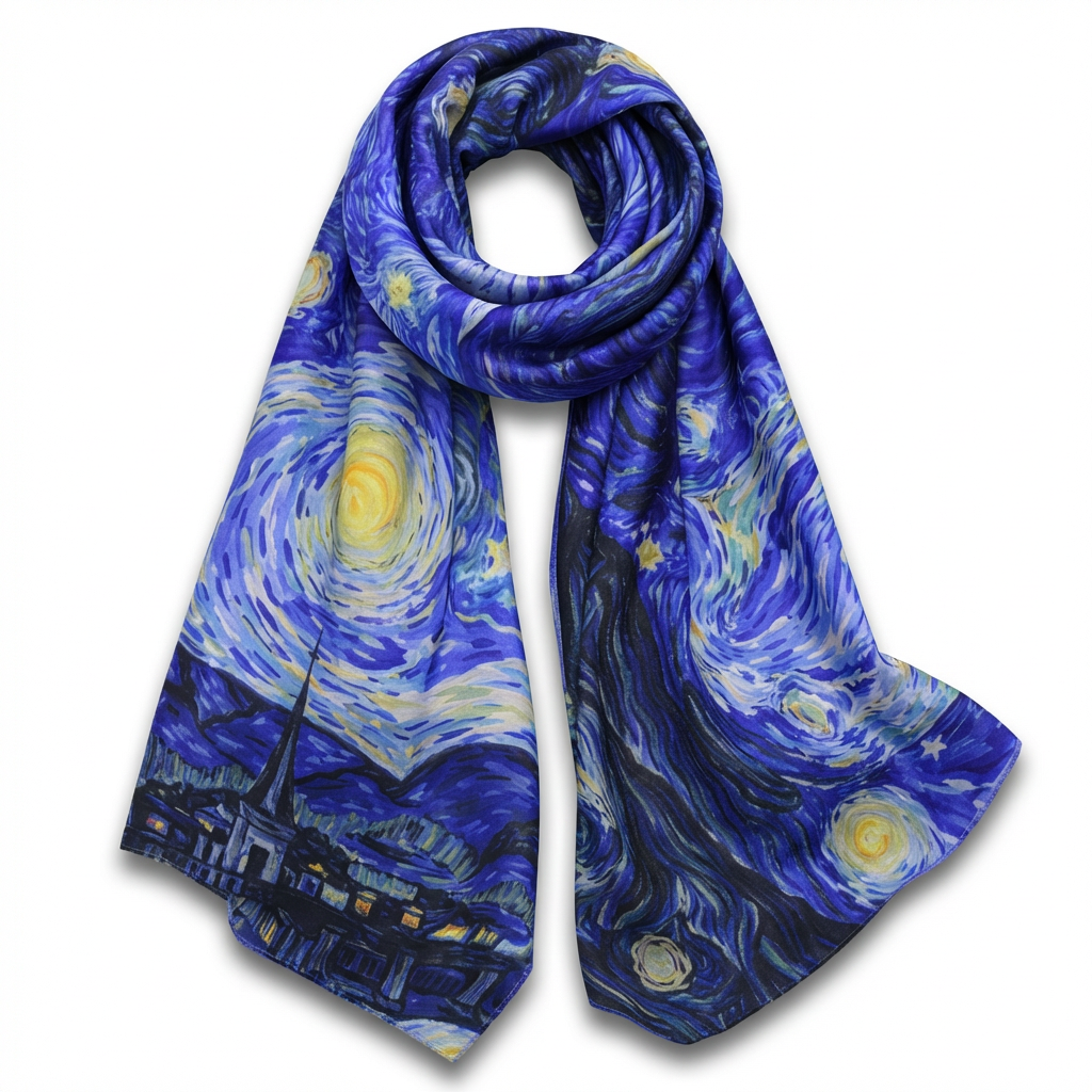Starry Night Blue Scarf product image