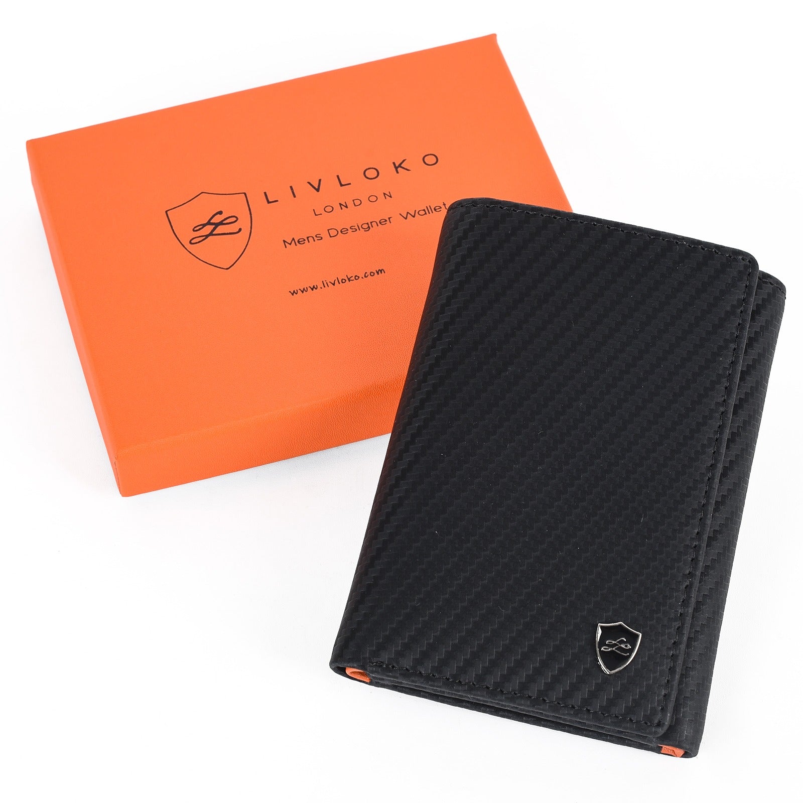 Tri-fold RFID Chip Wallet card holder