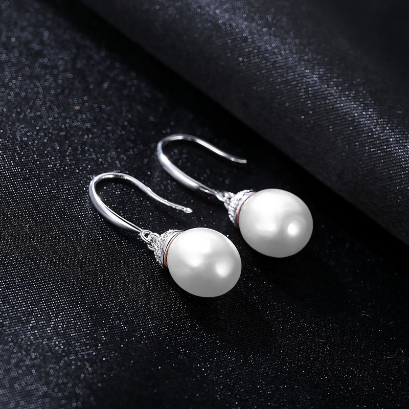 pearl drop earrings bridal