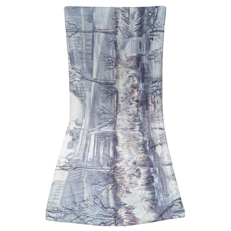 Nursery on Schenkweg Grey Satin Scarf neck scarf