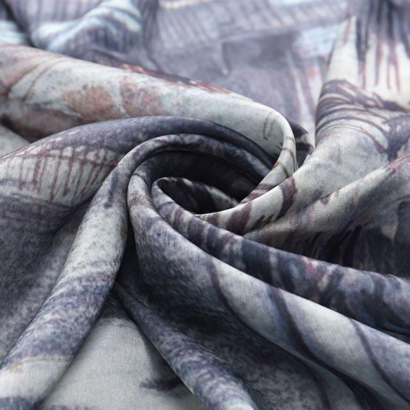Nursery on Schenkweg Grey Satin Scarf satin scarf
