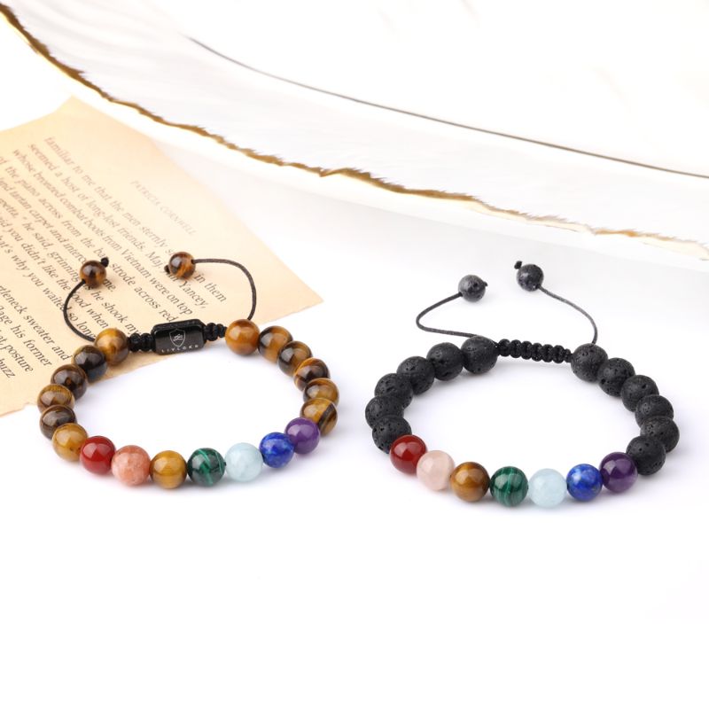 7 Chakra Couple Bracelets bracelet for a couple