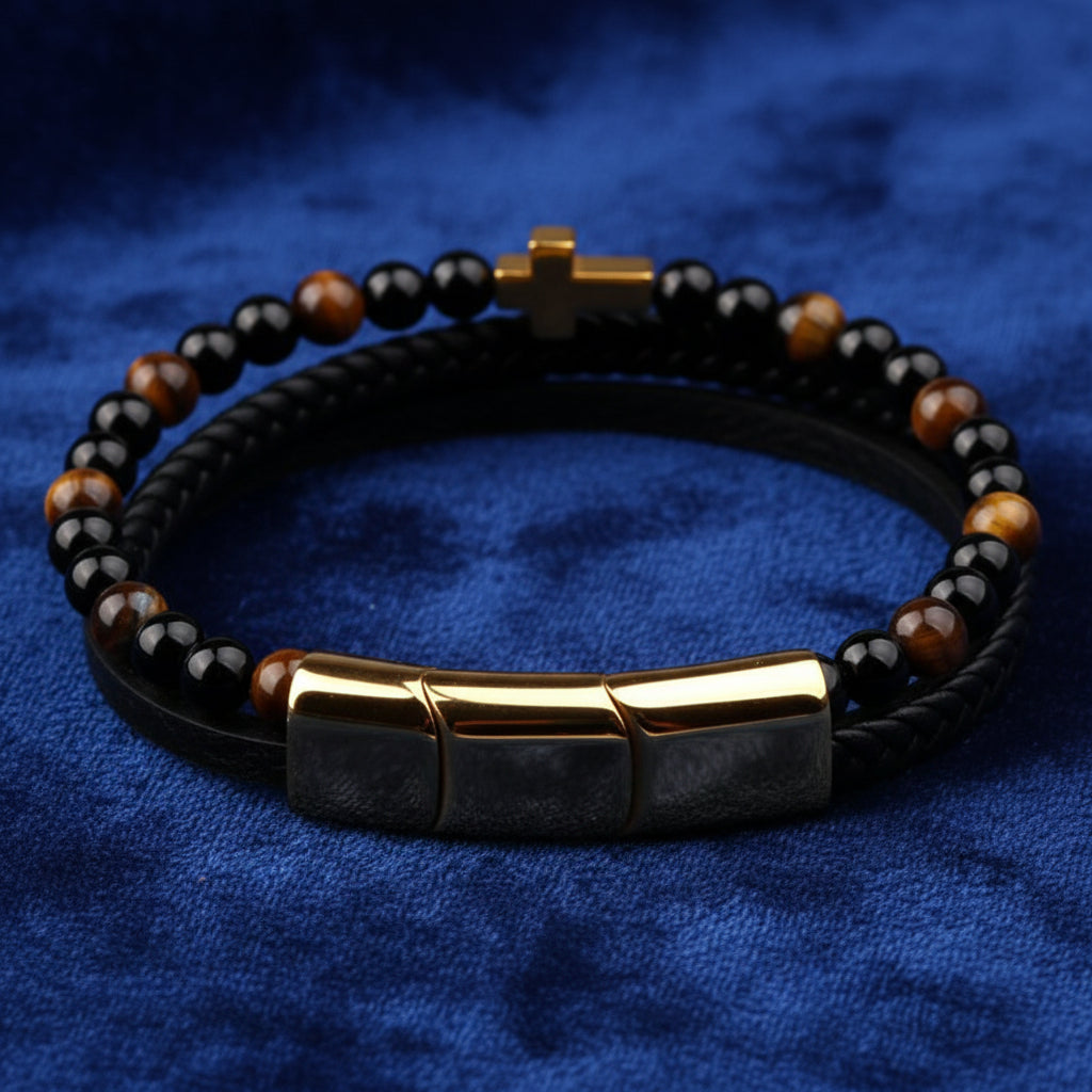 mens beaded bracelets