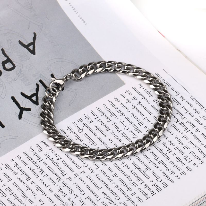 Men's Silver Chain Bracelet men's bracelets silver