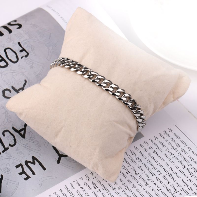 Men's Silver Chain Bracelet designer bracelets for men