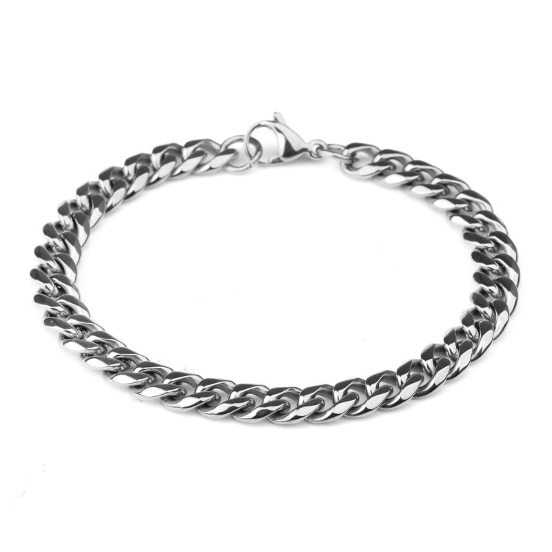 Men's Silver Chain Bracelet silver chain bracelet
