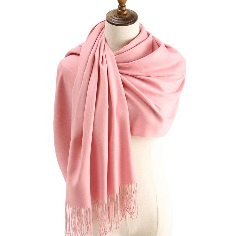 Pink Pashmina Shawl pink shawl for wedding guest