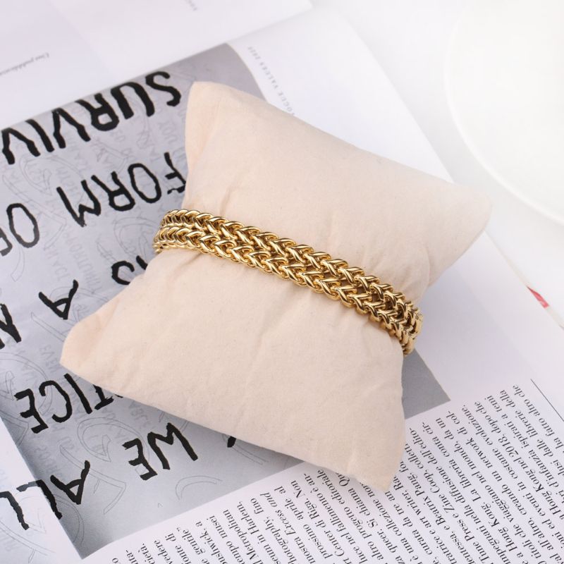 Gold Cuban Link Chain Bracelet men's designer gold bracelets