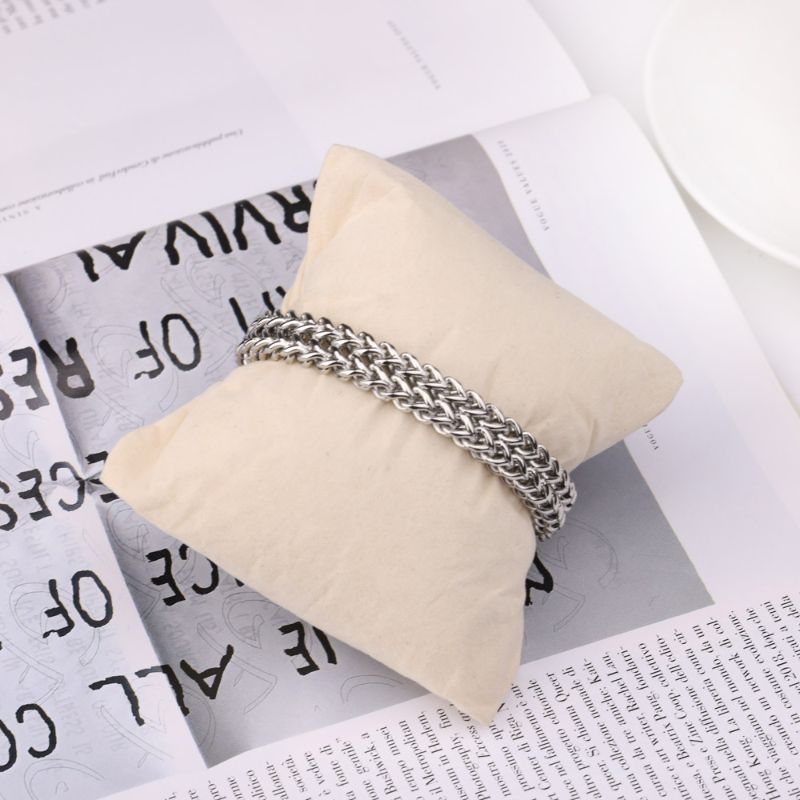 Stainless Steel Men's Chunky Silver Bracelet chain link bracelet