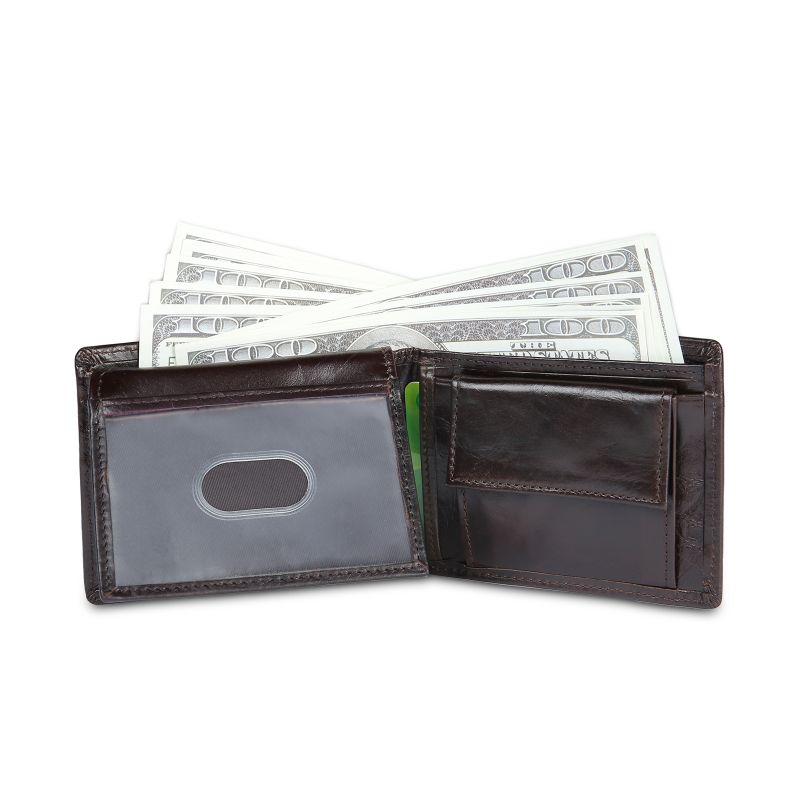 Personalised Men's Leather Vintage Wallet Personalised Men's Leather Vintage Wallet - Livloko London
