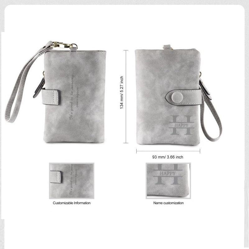 Personalised Women's Vegan Purse Personalised Women's Vegan Purse - Livloko London