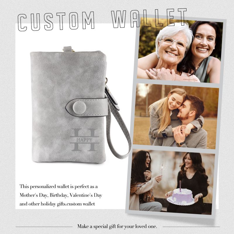 Personalised Women's Vegan Purse Personalised Women's Vegan Purse - Livloko London