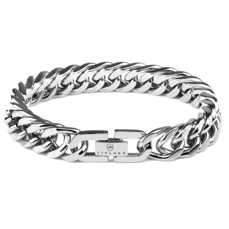 Men's Silver Curb Bracelet Silver Curb Bracelet