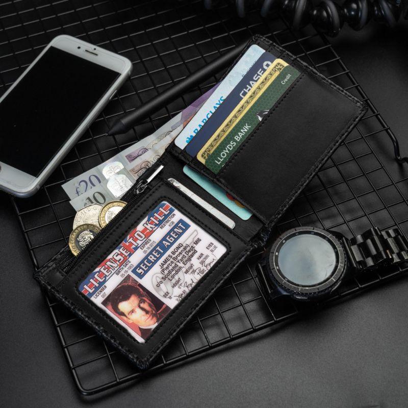 Men's Card Holder Bifold Wallet credit card wallet mens