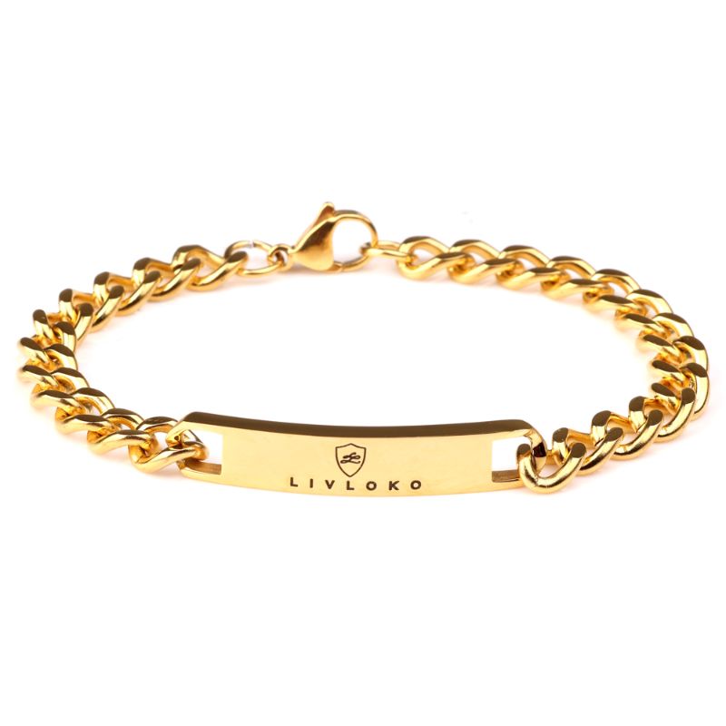 Designer Gold Bracelet for Men stainless bracelet for mens