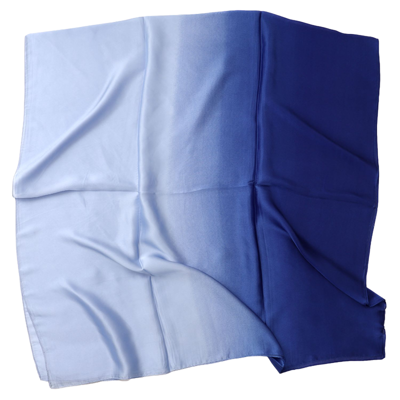 Navy and Light Blue Satin Scarf satin scarves