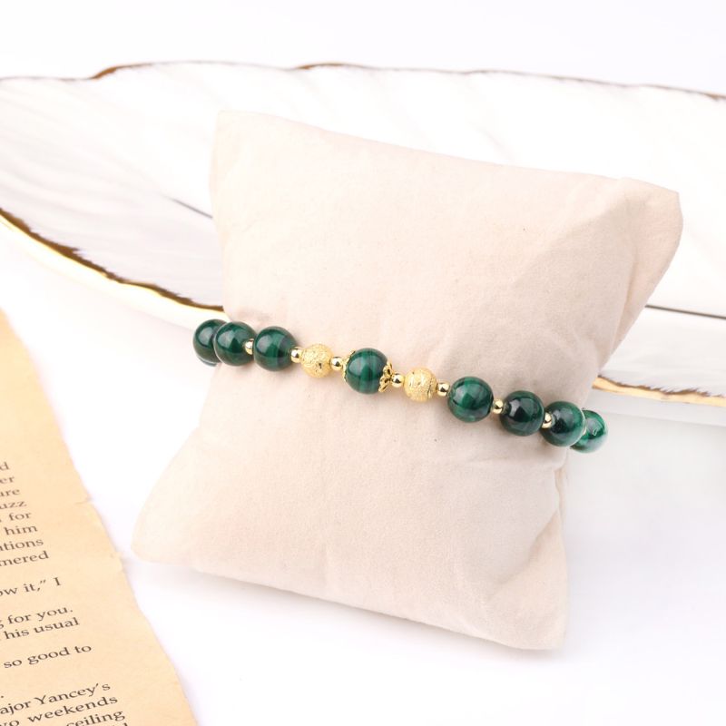 Malachite Bracelet 18k Gold Plated crystal bracelet for women