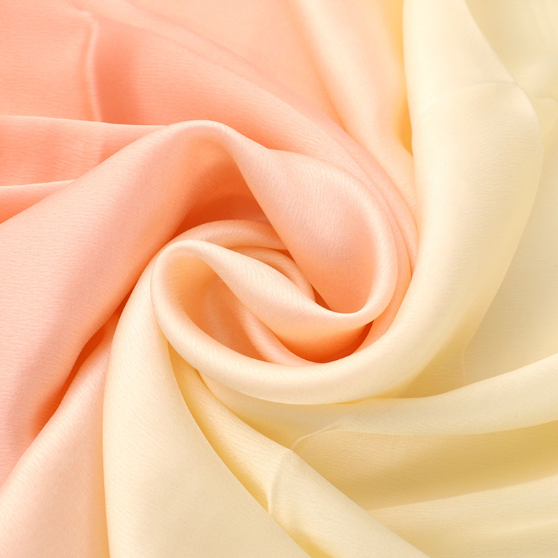 Cream Orange Gradient Scarf cream scarf