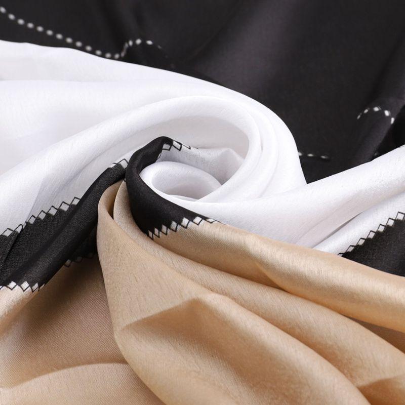 Gold Black and White Scarf black and white scarf