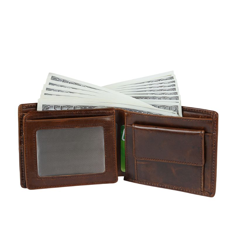 Personalised Men's Classic Leather Wallet Personalised Men's Classic Leather Wallet - Livloko London