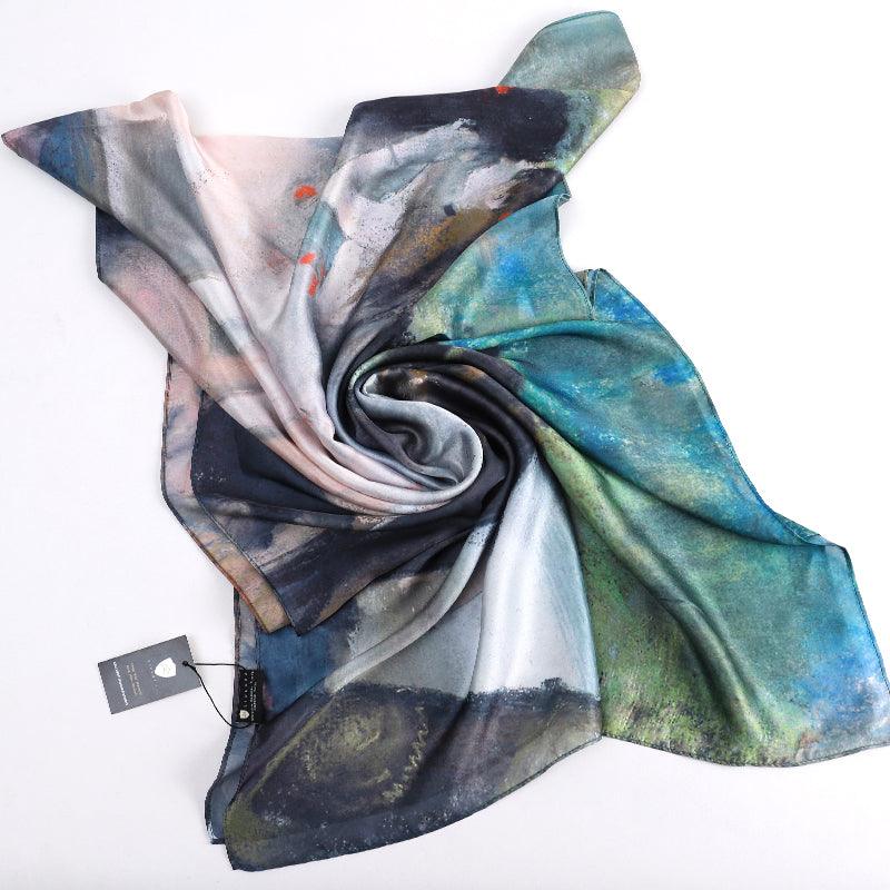Satin Ballet at the Paris Opéra Printed Scarf scarf print