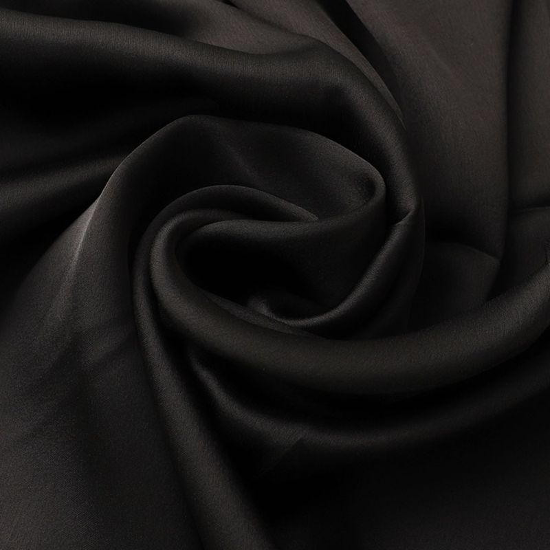 Black Satin Scarf thin black scarf