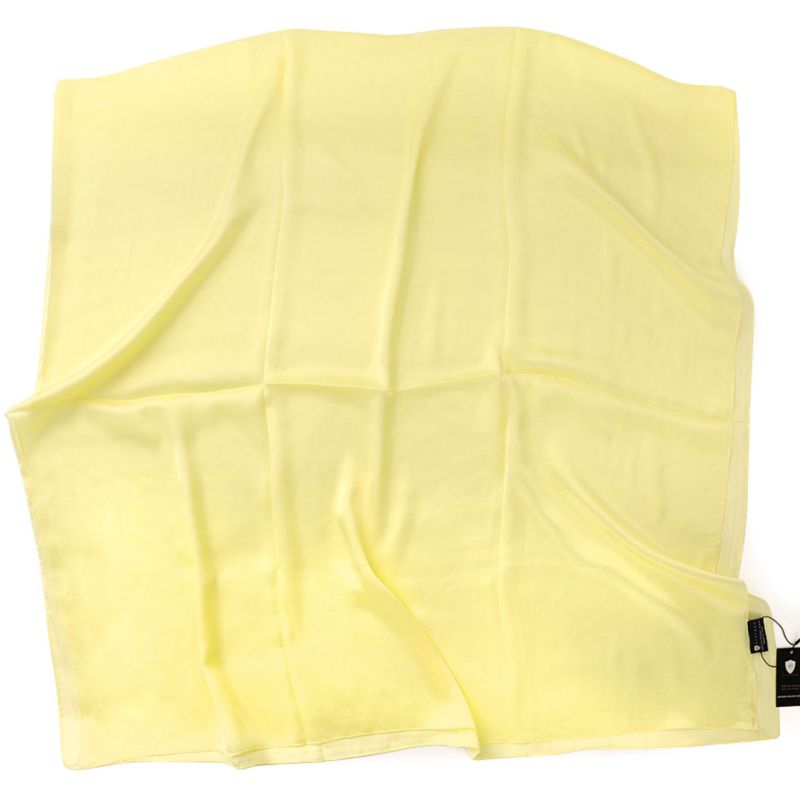 Satin Sunshine Yellow Scarf satin scarf top