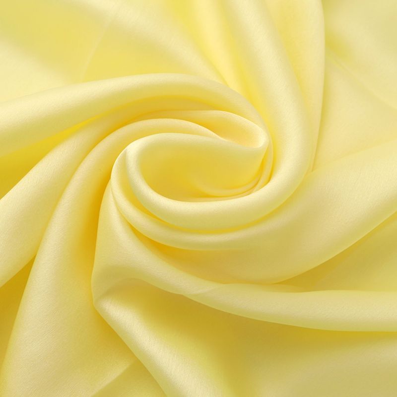 Satin Sunshine Yellow Scarf neck scarves