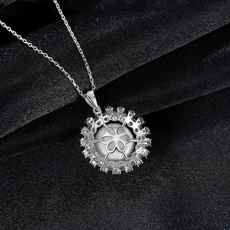 Ladies Silver Freshwater Pearl Necklace ladies necklace silver