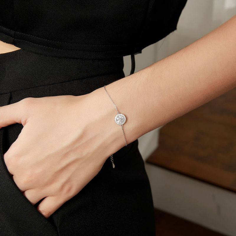 Moissanite Designer Bracelet for Women dainty jewellery