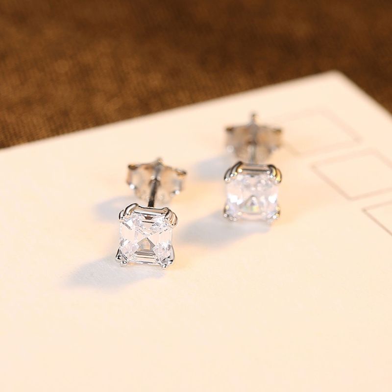 Designer Stud Earrings Cubic Zirconia 925 silver earrings