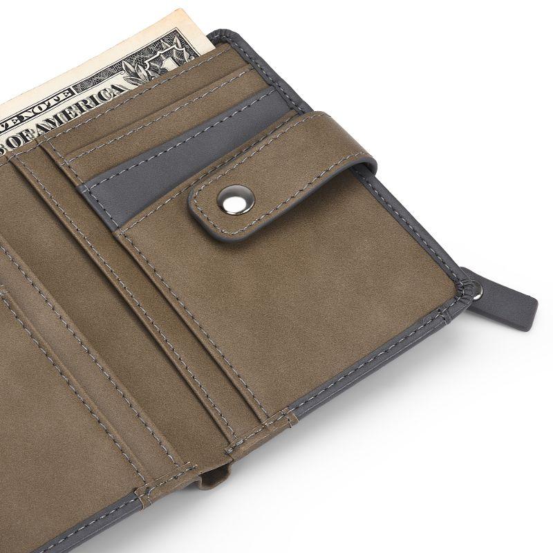 Small Billfold Designer Brown Leather Wallet leather billfold wallet
