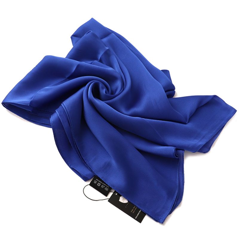 Light Blue Satin Neck Scarf neck scarf