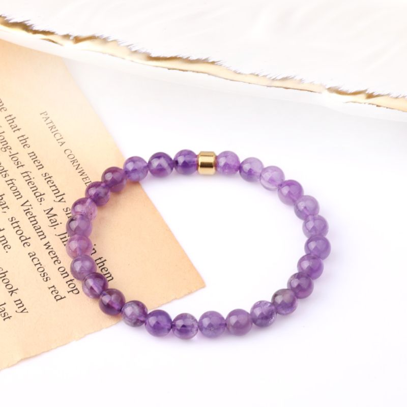 Amethyst Bracelet 18ct Gold Plated amethyst gifts