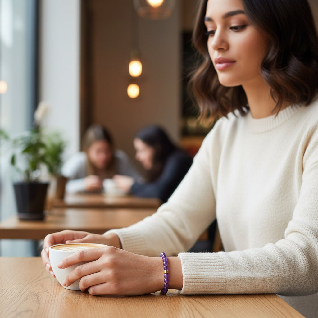 bracelets with amethyst