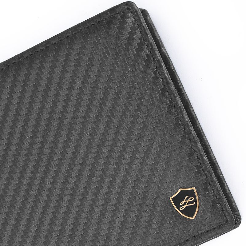 Bifold Card Holder Designer Wallet mens black wallet